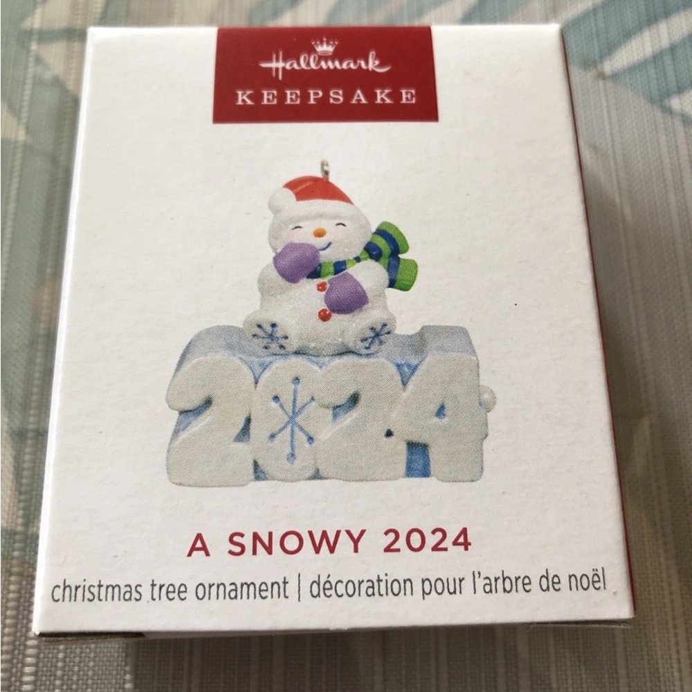 Hallmark “A Snowy 2024” Ornament - 2024